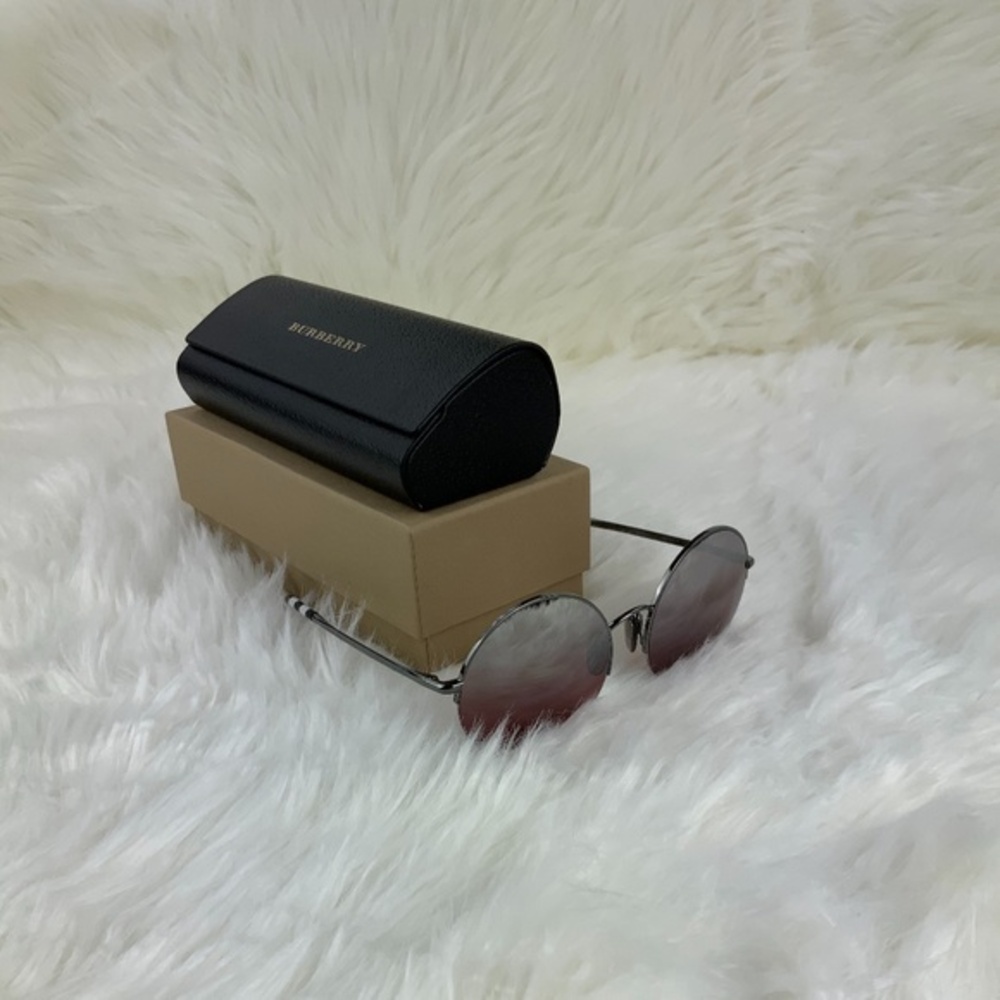 Burberry 45mm Round Sunglasses